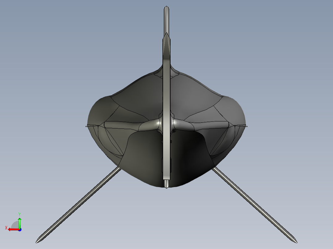 20英尺长的鲨鱼后视图