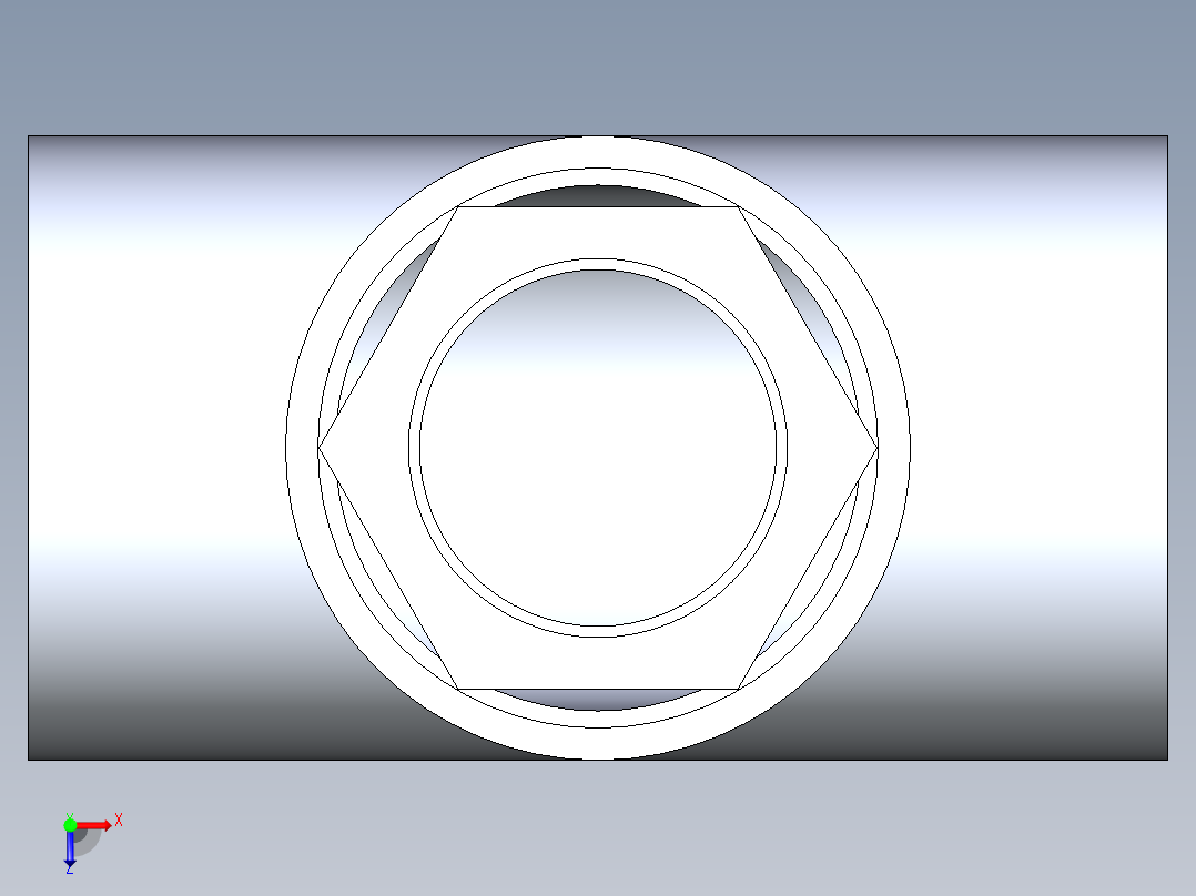 CPVC管件02A-Sch80_ReducingTee_SxSxS_9801-628FB_10in x 8in俯视图