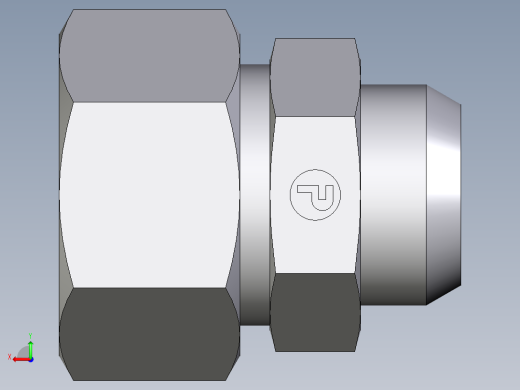 卡套式工业通用硬管接头EO_Weld_connector_AS18L71后视缩略图