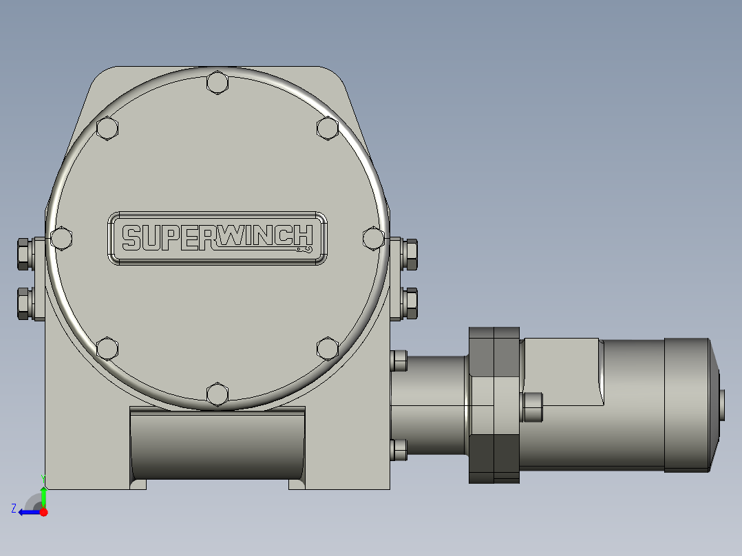 绞车 卷扬机 (39)右视图