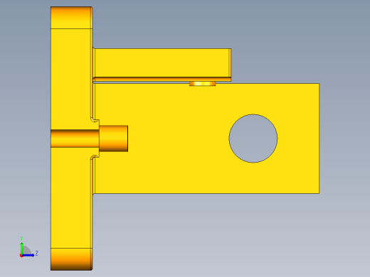 拨叉钻孔夹具（CAD图+UG三维）左视缩略图