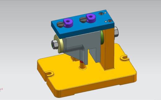 拨叉钻孔夹具（CAD图+UG三维）缩略图