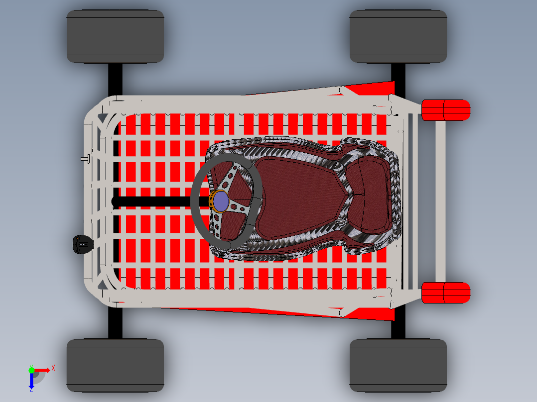 购物车卡丁车俯视图