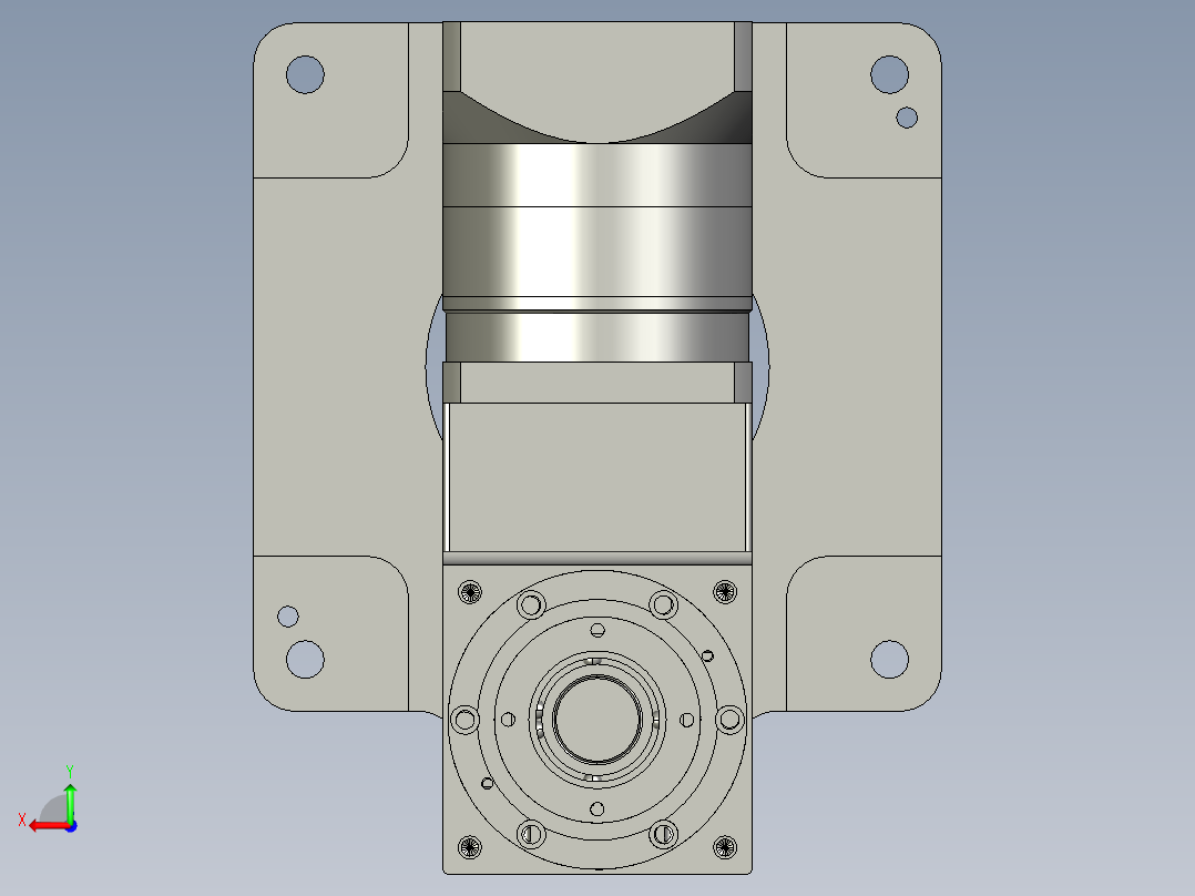 中空旋转平台KFN200-L3-LF-100-19-70-M5(1)后视图