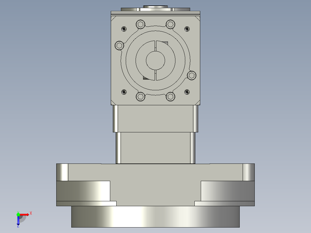 中空旋转平台KFN200-L3-LF-100-19-70-M5(1)俯视图