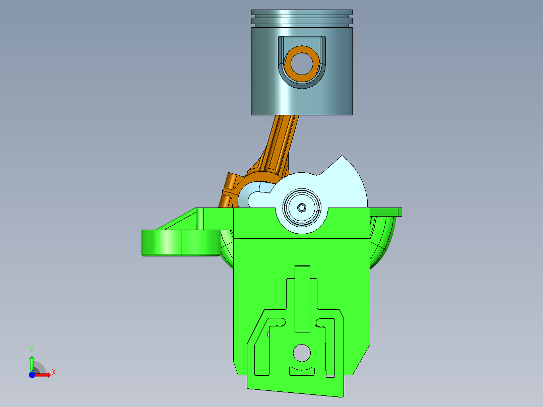 运动机构3前视图