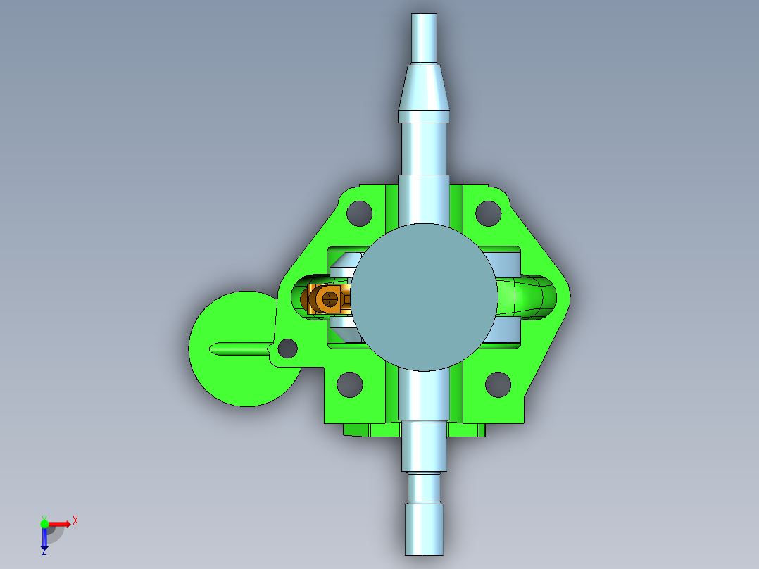 运动机构3俯视图