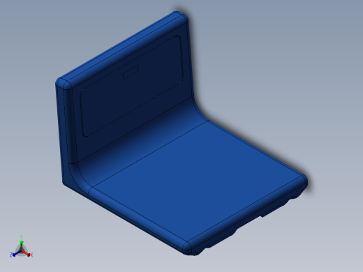 塑料看台座椅871142==15正等轴测缩略图