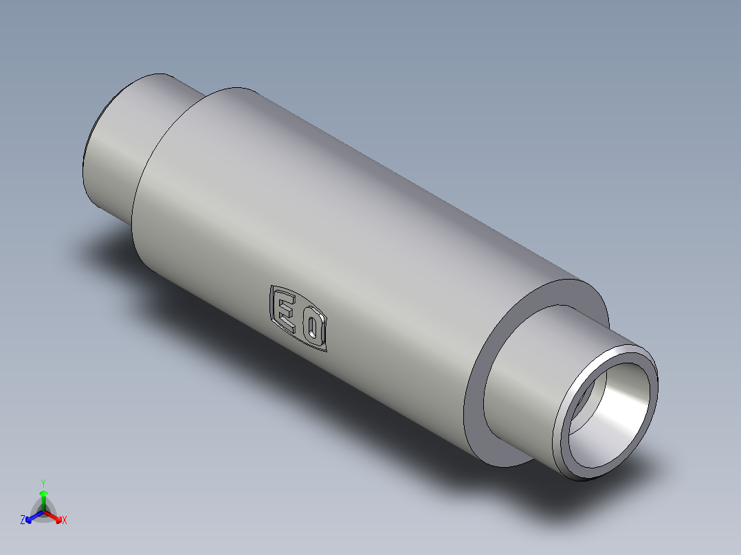 卡套式工业通用硬管接头EO_Weld_bulkhead_fitting_ESV10L71X主视图