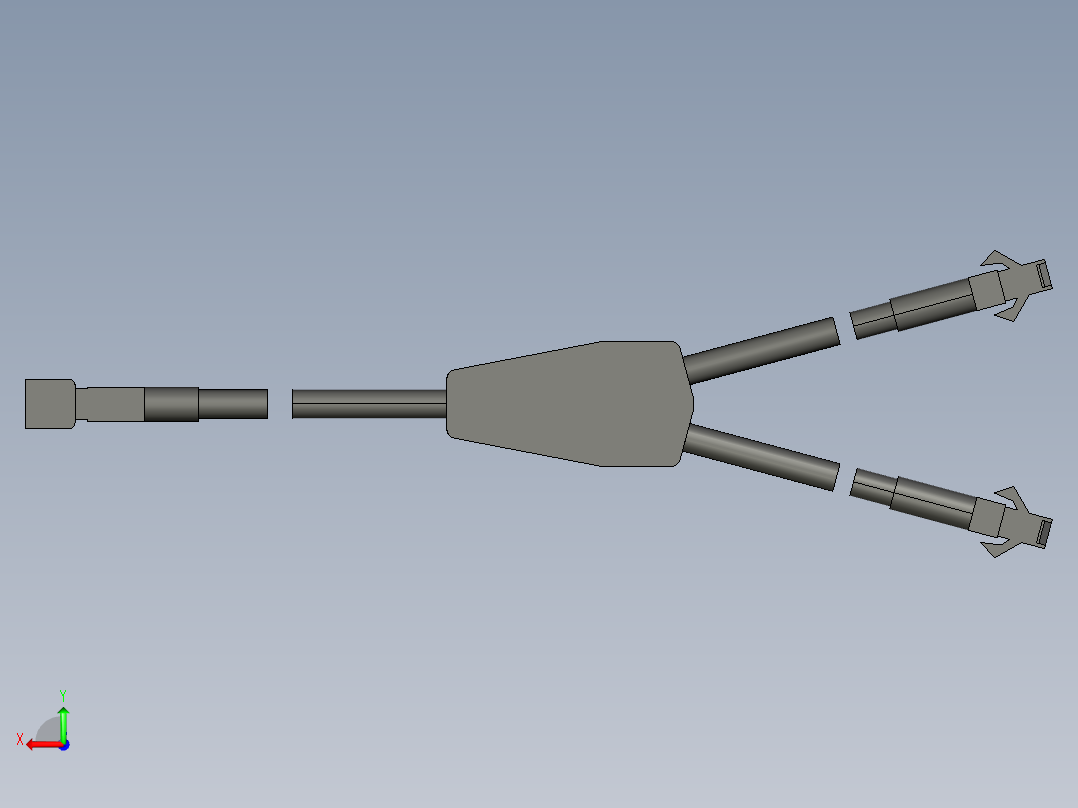 基恩士CA-D1W_2_kc图纸模型后视图