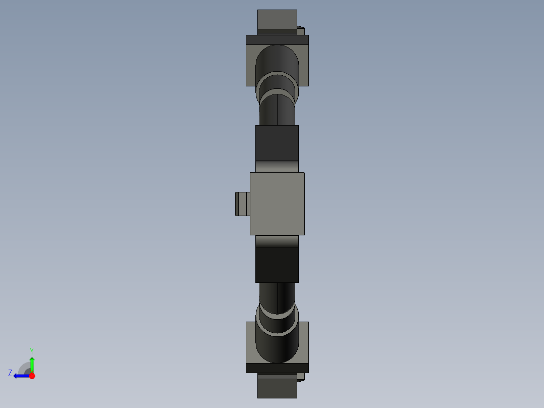 基恩士CA-D1W_2_kc图纸模型右视图