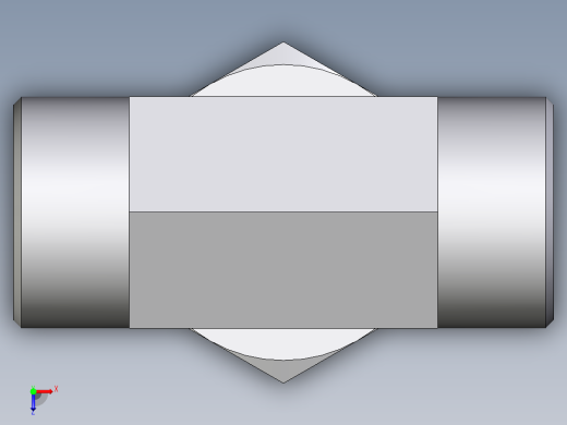 卡套式工业通用硬管接头EO_Assembled_adjustable_standpipe_branch_tee_EVT25SMOMD71俯视缩略图