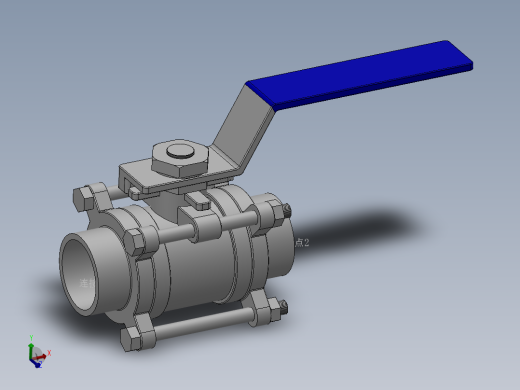 三片式对焊球阀-304 DN15-DN80