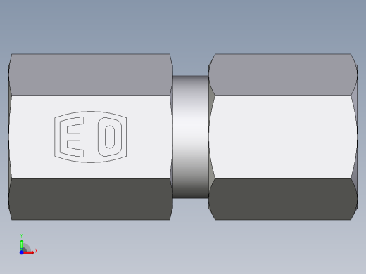 卡套式工业通用硬管接头EO_Swivel_connector_GAI06ZLR71前视缩略图