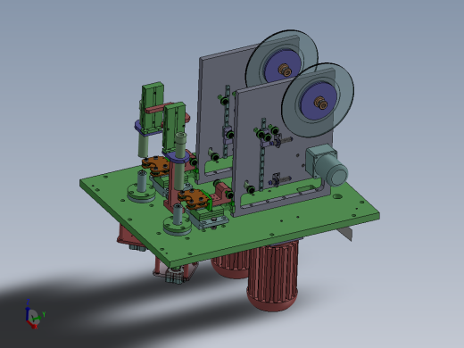 台式磨光机第二代改进型（sw18可编辑+工程图）