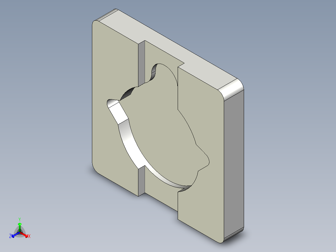 跟随轮廓铣UG程序编程刀路-