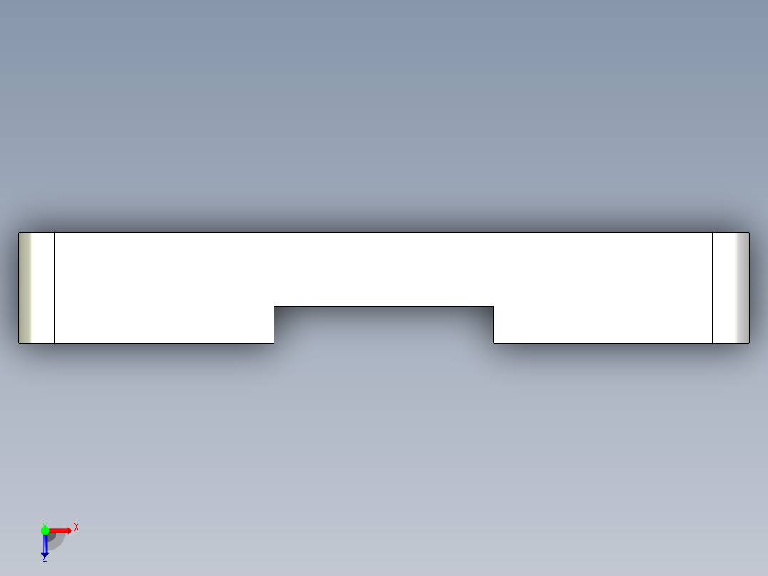 跟随轮廓铣UG程序编程刀路-俯视图