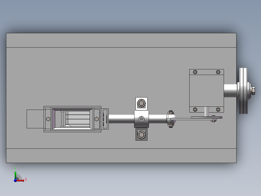 马铃薯切割机前视图