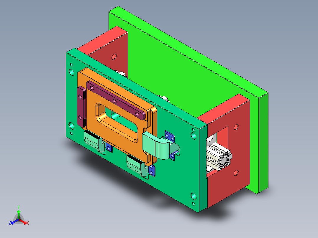 AT1-CNC1-笔记本CNC工装夹具三维模型0704正等轴测图