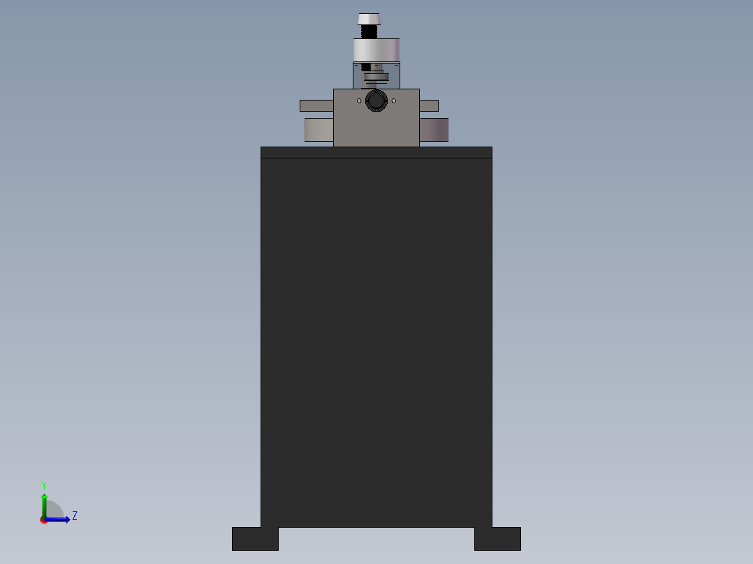 摩擦磨损实验机sw20可编辑左视图