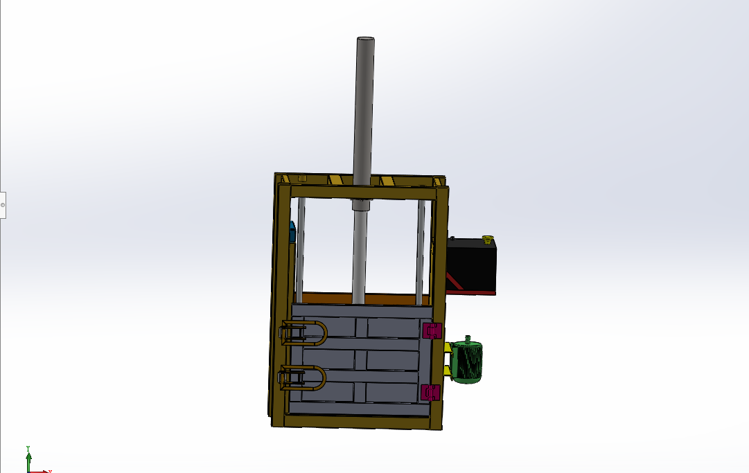 小型液压打包机sw16可编辑