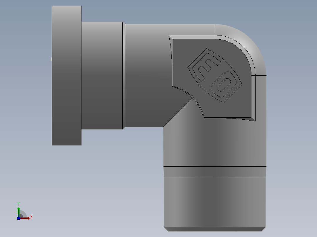 法兰接头、1DFS9-30-12前视图