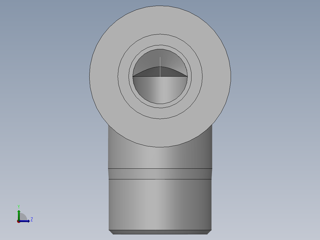 法兰接头、1DFS9-30-12左视图