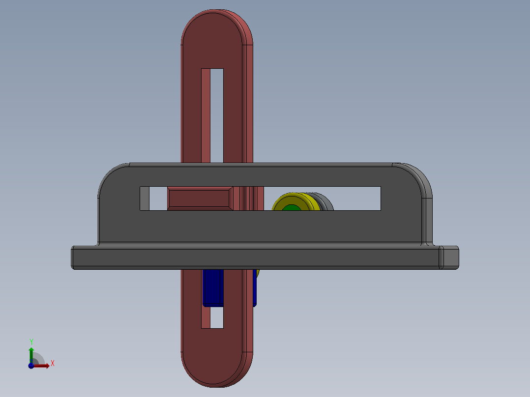 曲柄滑块 (1)前视图