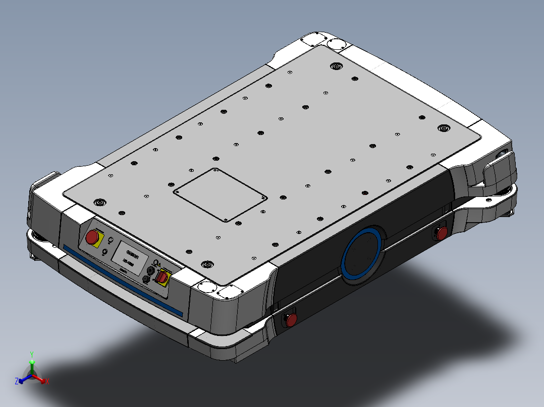 AGV小车、AGV(139)正等轴测图