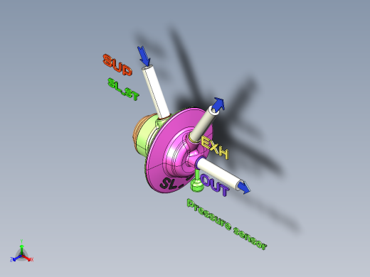 SL_ST 比例压力控制阀正等轴测缩略图
