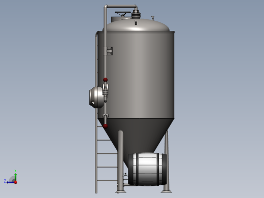 压力容积、啤酒发酵罐右视缩略图