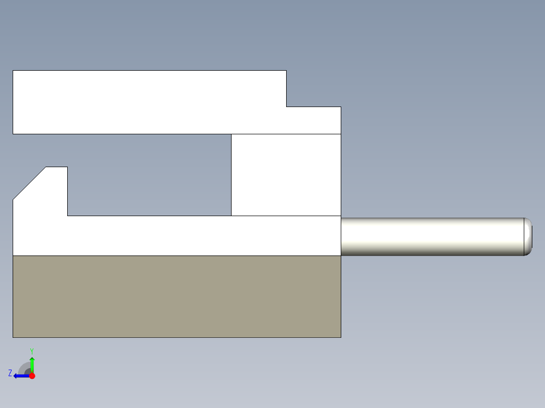 mini spox 2 50mm 3pin公头，带molex spox 11右视图