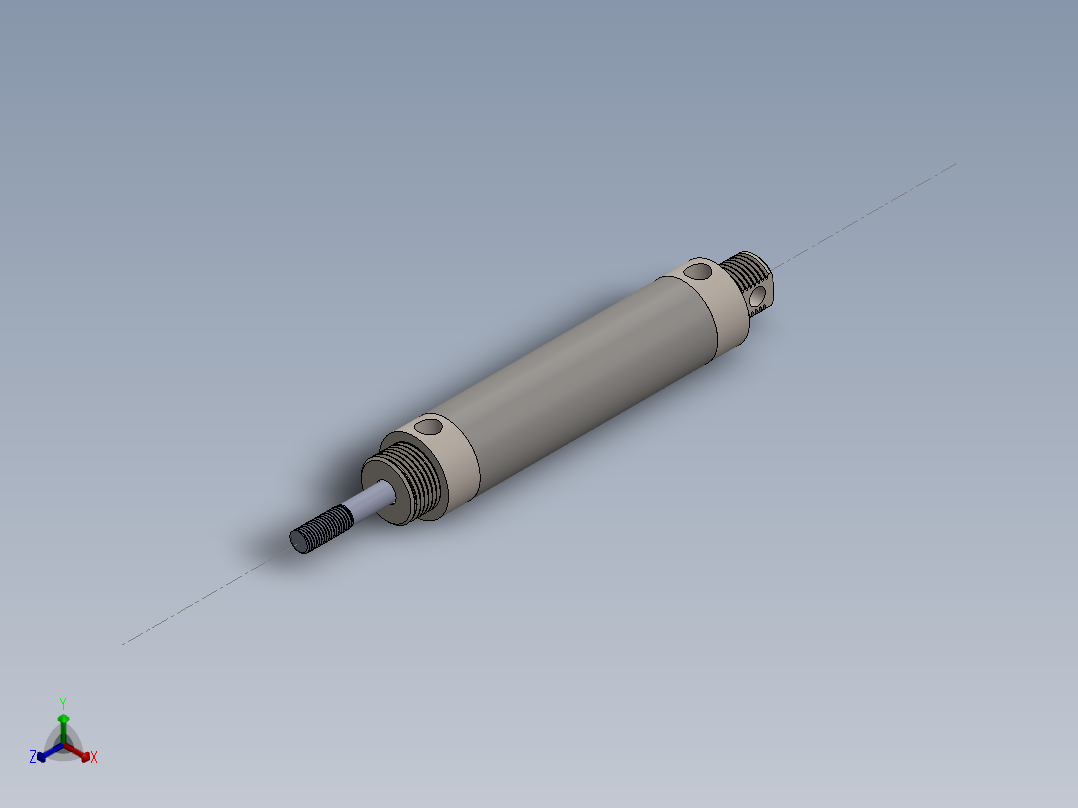 气动活塞MA32X100CA主视图