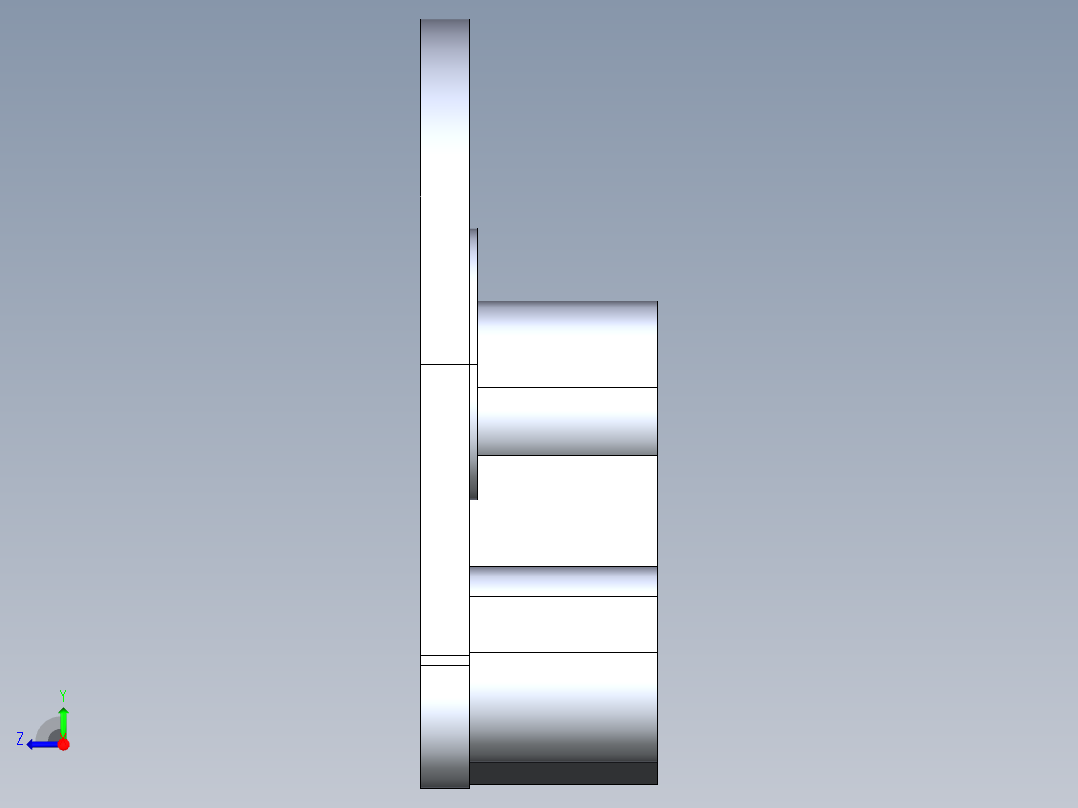 多丝线轴支架1快照3右视图