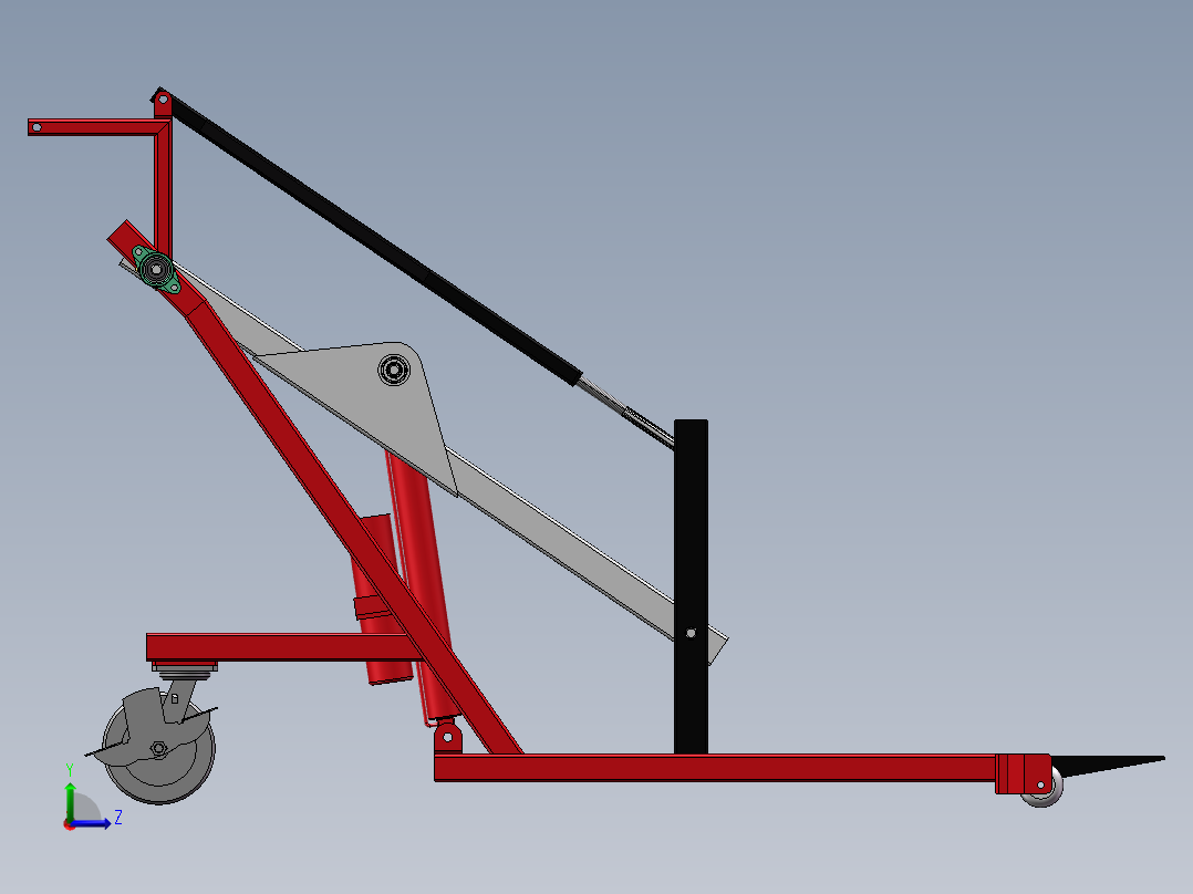 电动液压推高车左视图