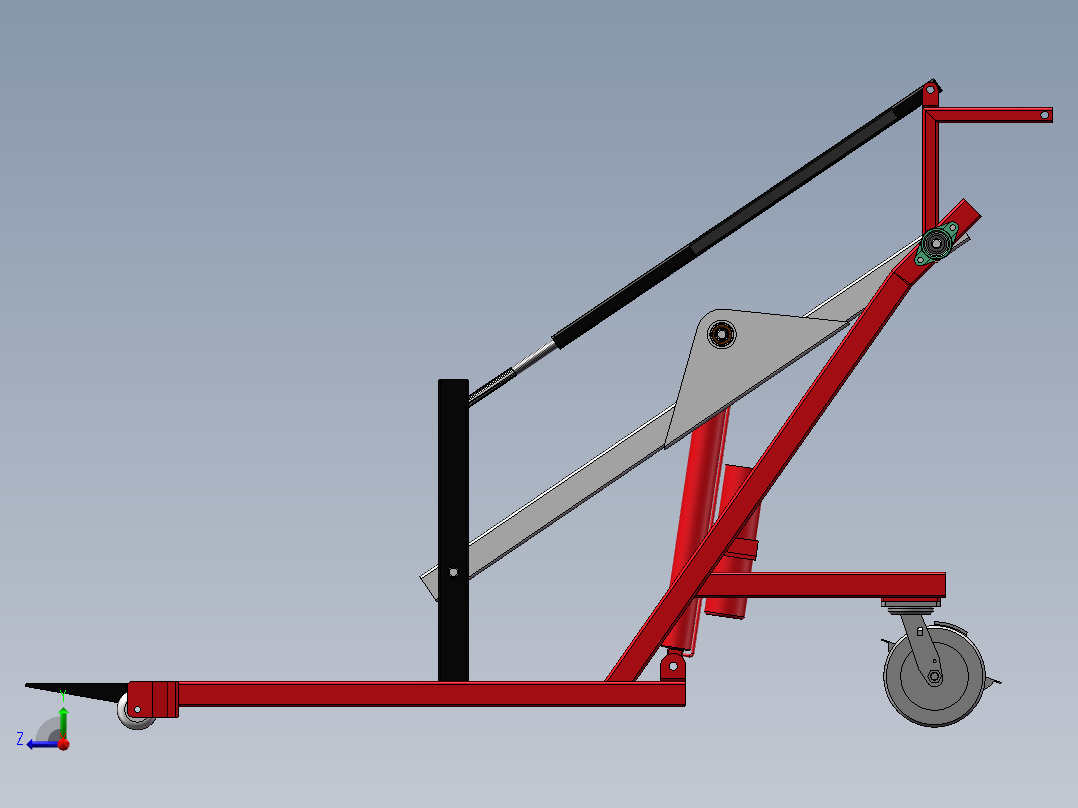 电动液压推高车右视图