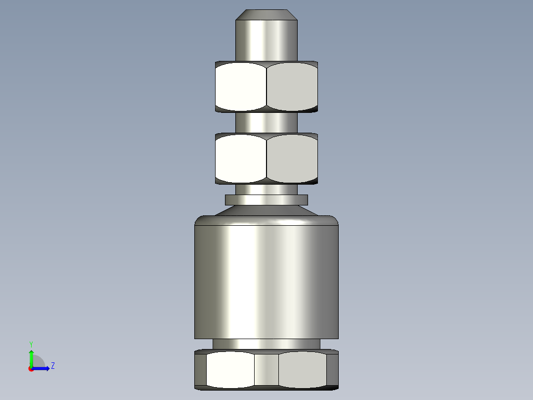浮动接头CJ M6-1.0.zip左视图