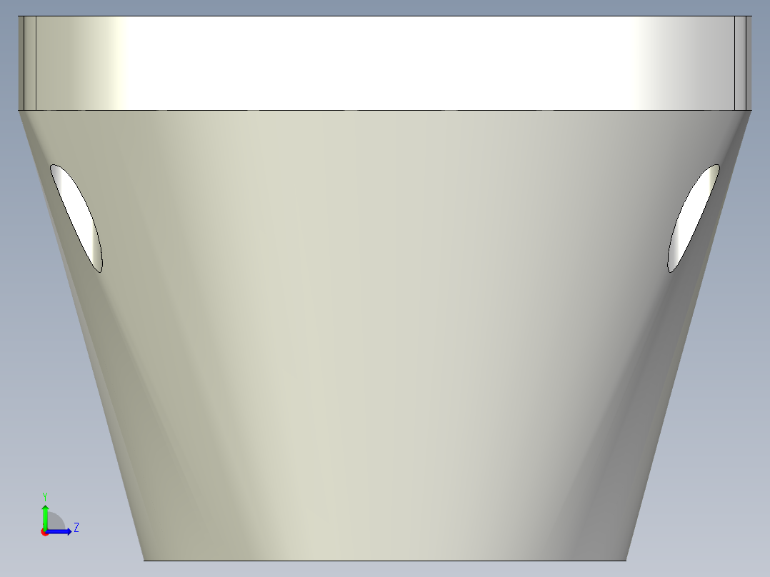 变速箱盖左视图