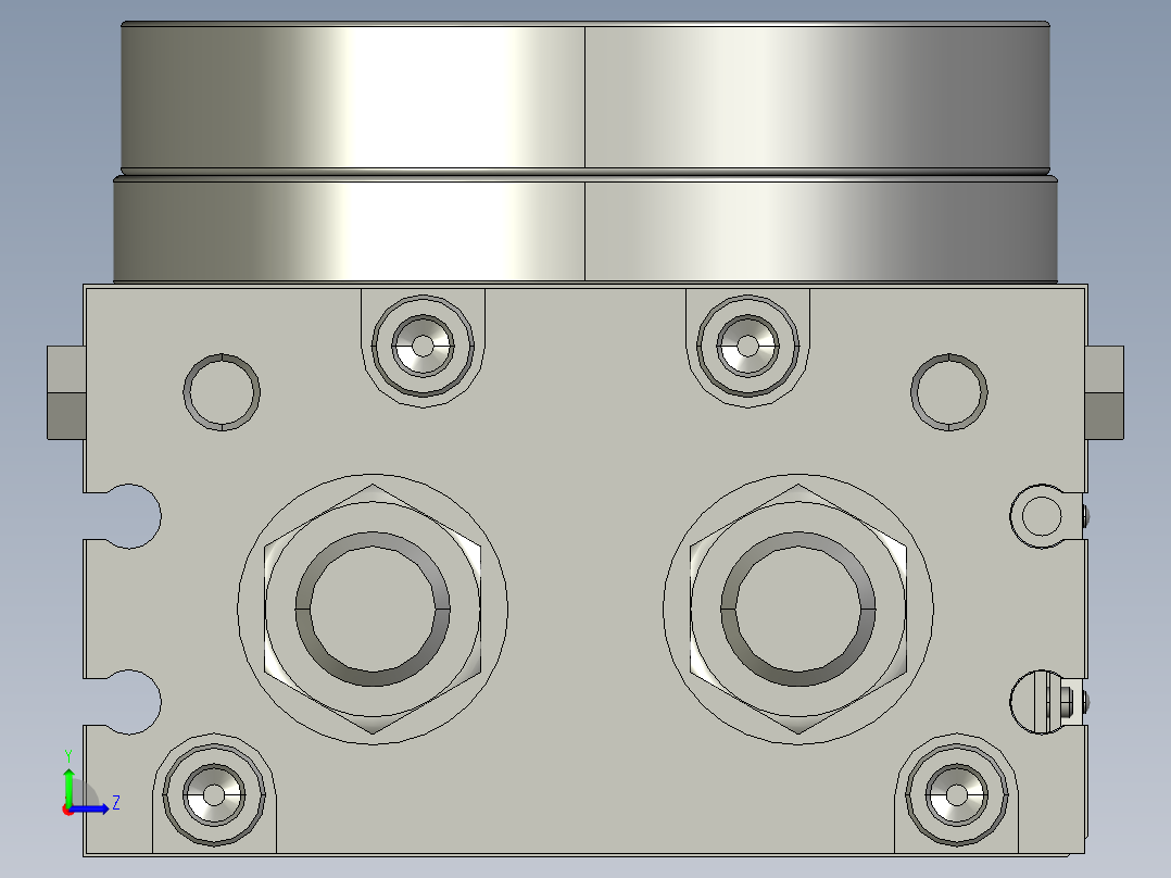 HRQ20G+_DS1-H-2回转气缸左视图
