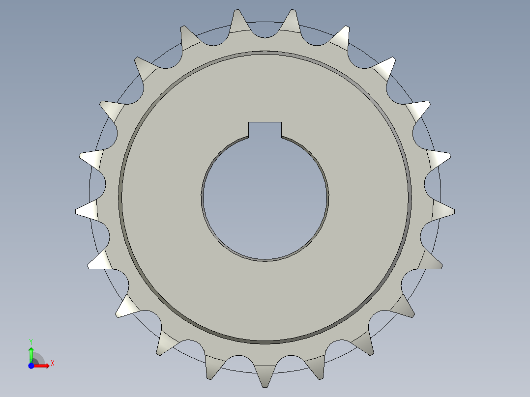 链轮VLF02-40-21-D30前视图