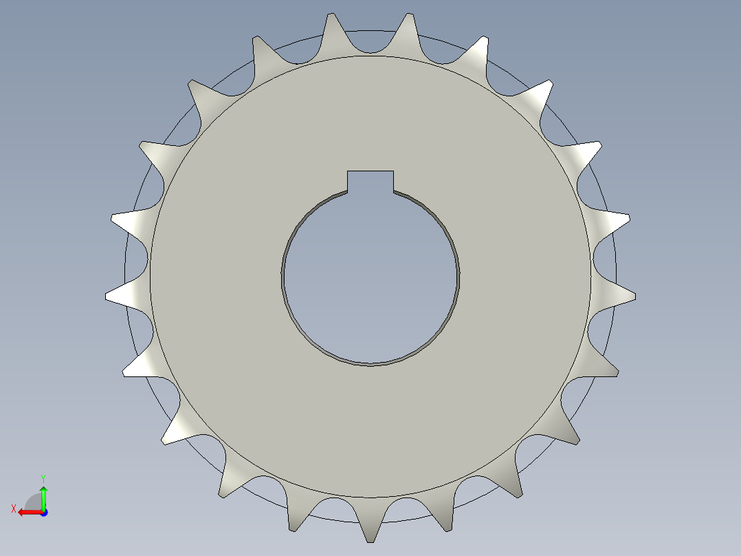 链轮VLF02-40-21-D30后视图