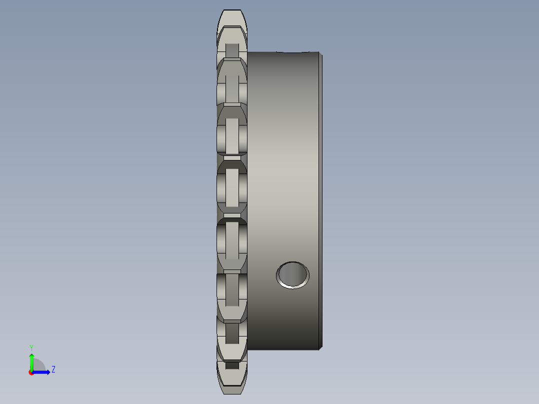链轮VLF02-40-21-D30左视图