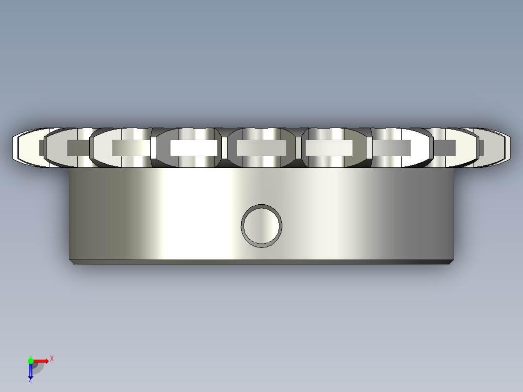 链轮VLF02-40-21-D30俯视图