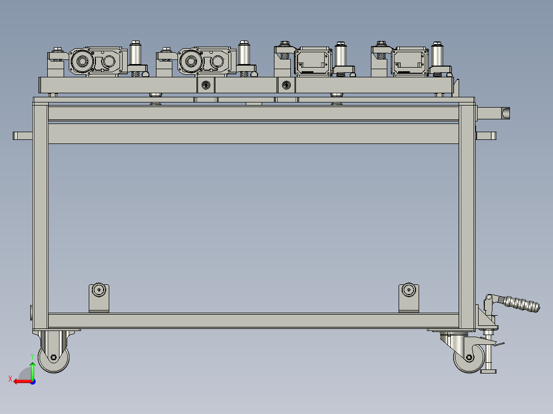 4554680002推料车后视图
