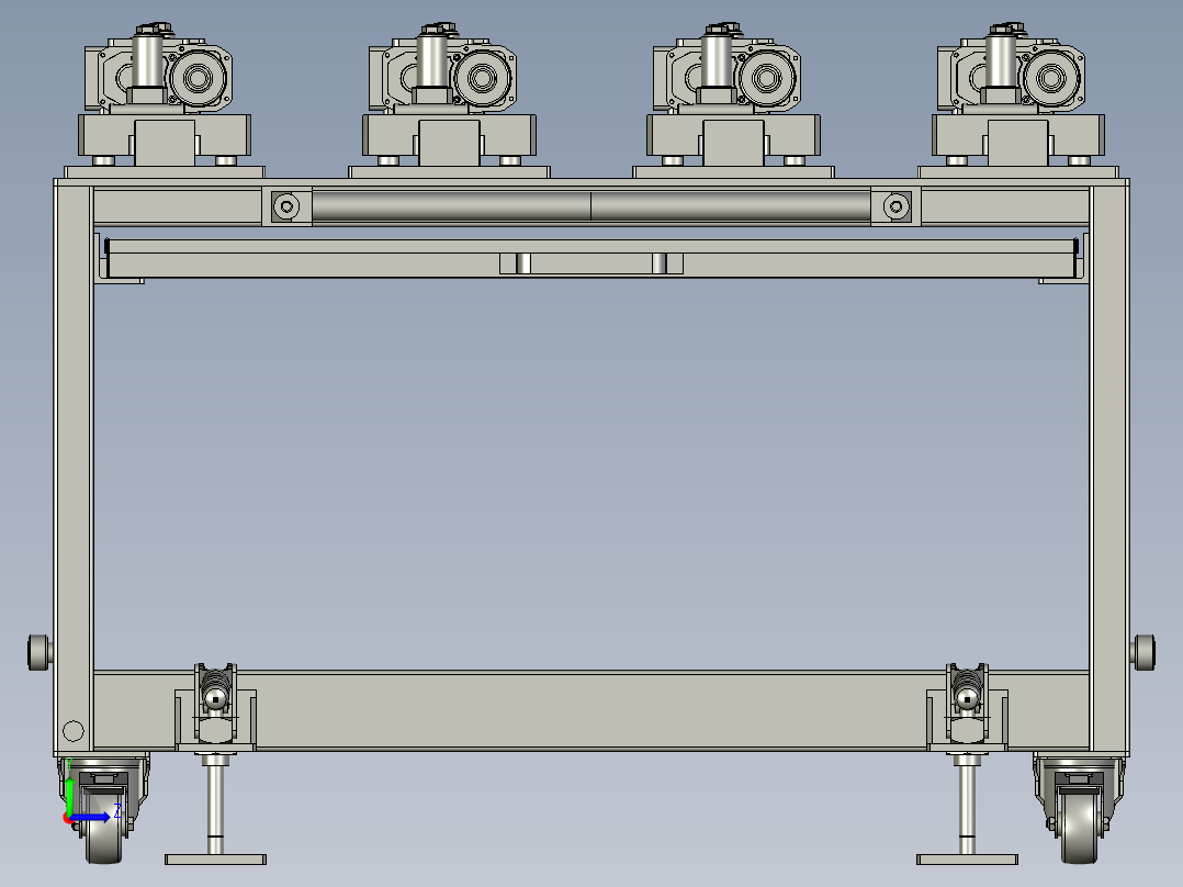 4554680002推料车左视图
