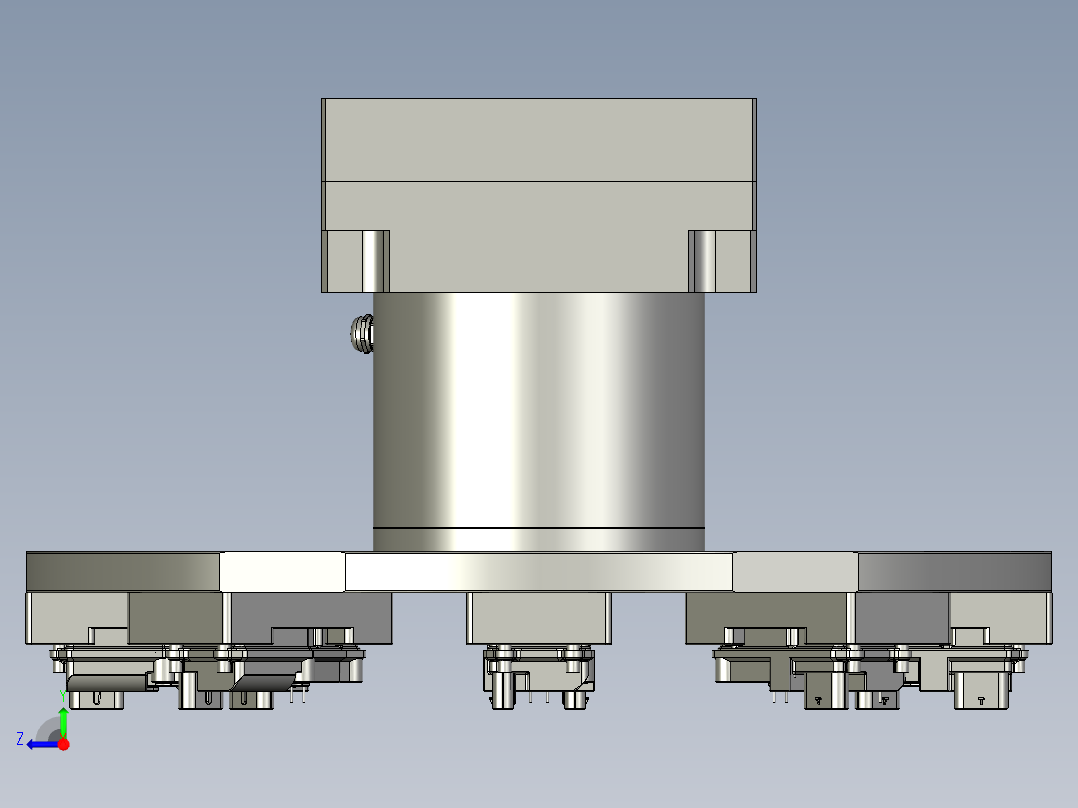 反面旋转组件右视图