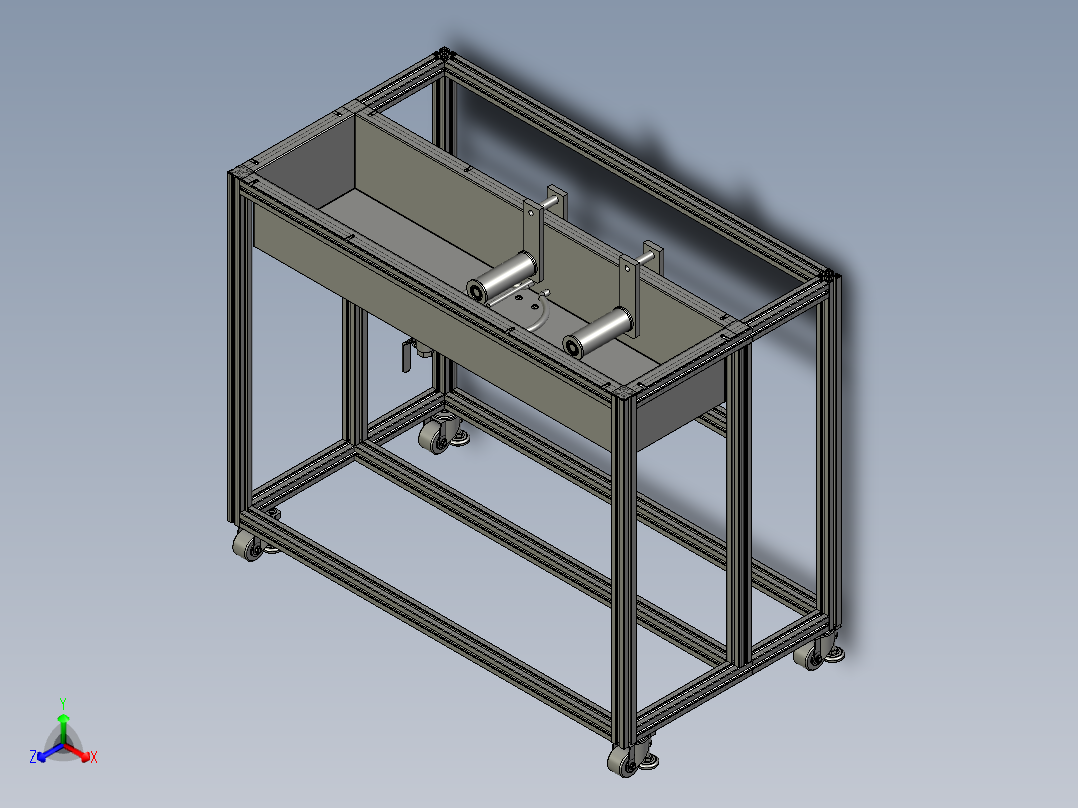 出丝水槽主视图
