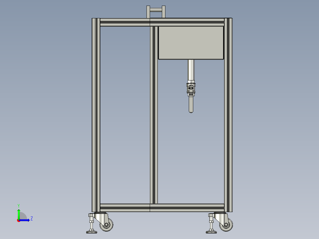 出丝水槽左视图