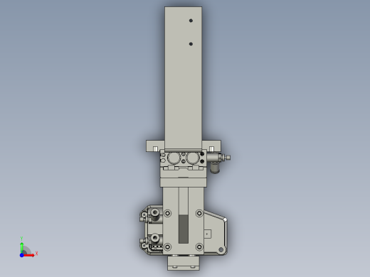 取料模组夹抓组件前视缩略图