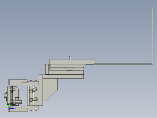取料模组夹抓组件左视缩略图